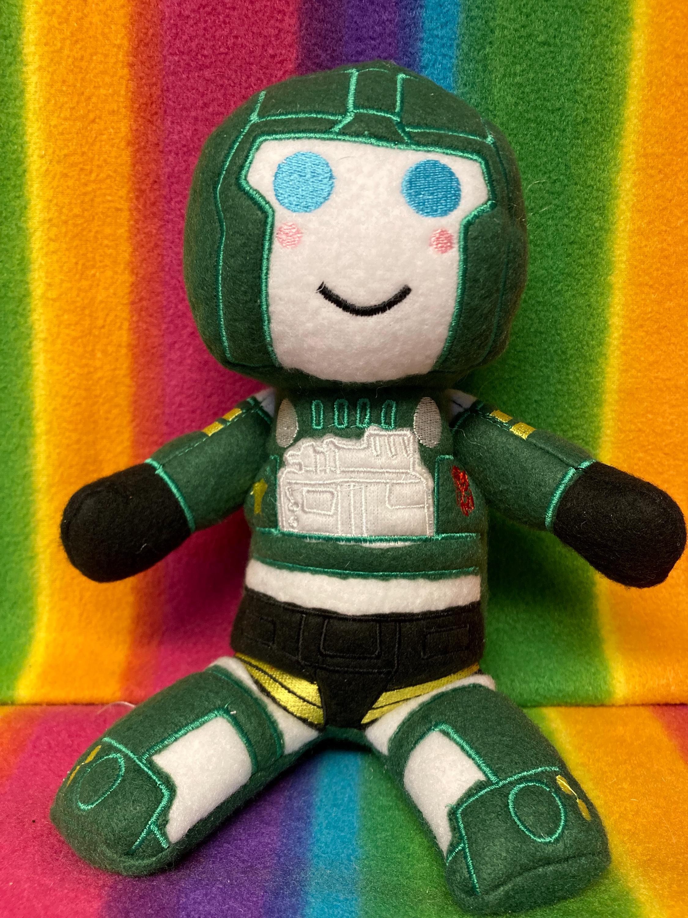 TF G1 Lost Light MTMTE Hound from Plush Plushie Doll Soft Toy BittyBot Mythfit