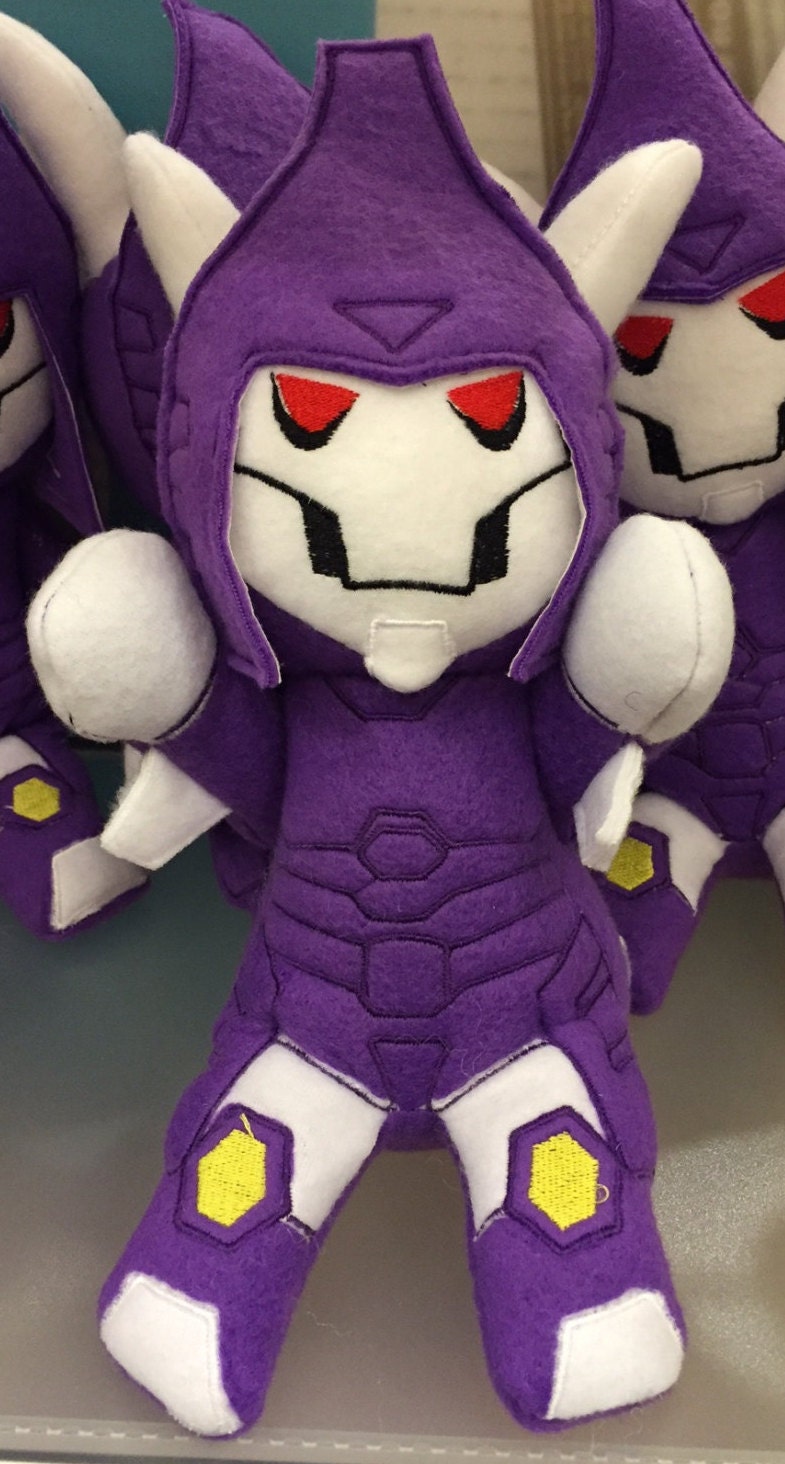 TF Cyclonus G1 or Lost Light MTMTE Plush Plushie BittyBot Stuffed Animal Doll Toy from Mythfits
