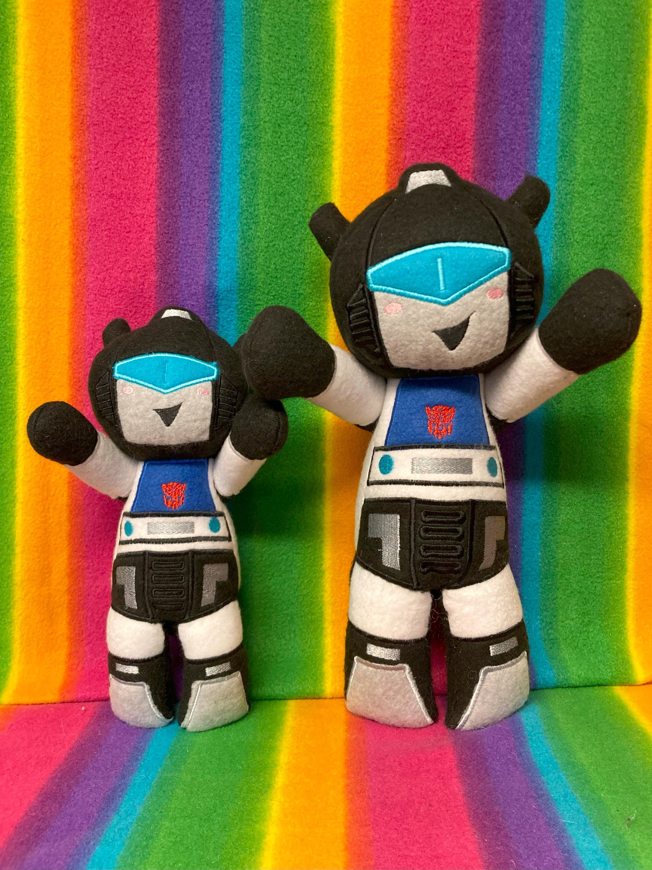TF G1 Plush Plushie BittyBot Jazz Soft Toy Stuffed Animal Doll