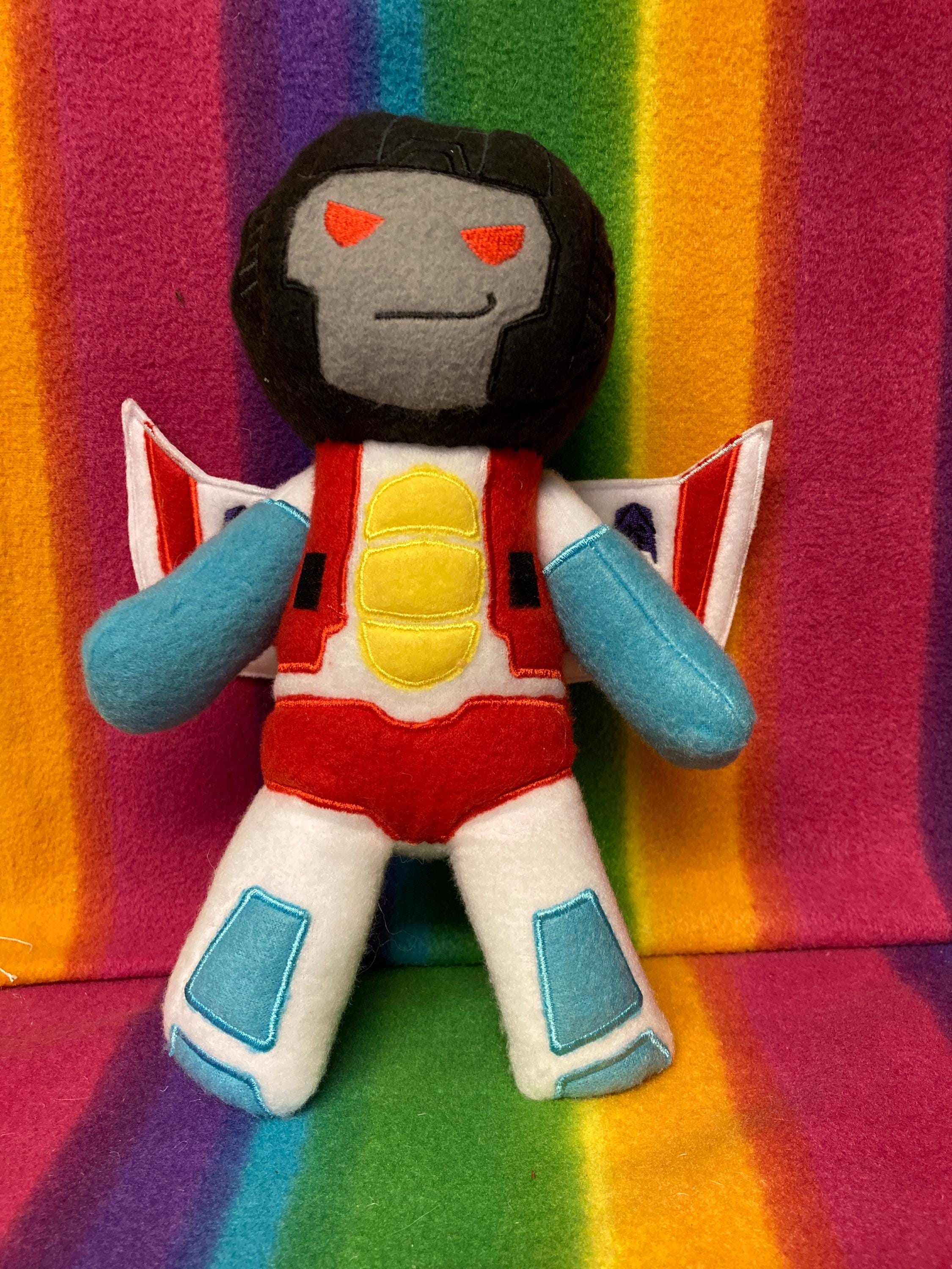TF  BittyBot Starscream Thundercracker Skywarp Slipstream Sunstorm Seeker Plush Plushie Doll Stuffed Animal Toy