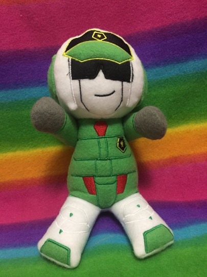 Brave Police J-Decker Deckard/Deckerd Gunmax Duke Drillboy Robot Plush Plushies Stuffed Animal Toy