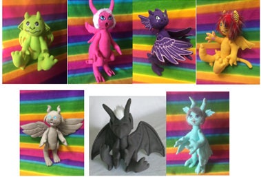 Custom Color Baby Gargoyle Styles Mythfit Mythology Myth Toy Plush