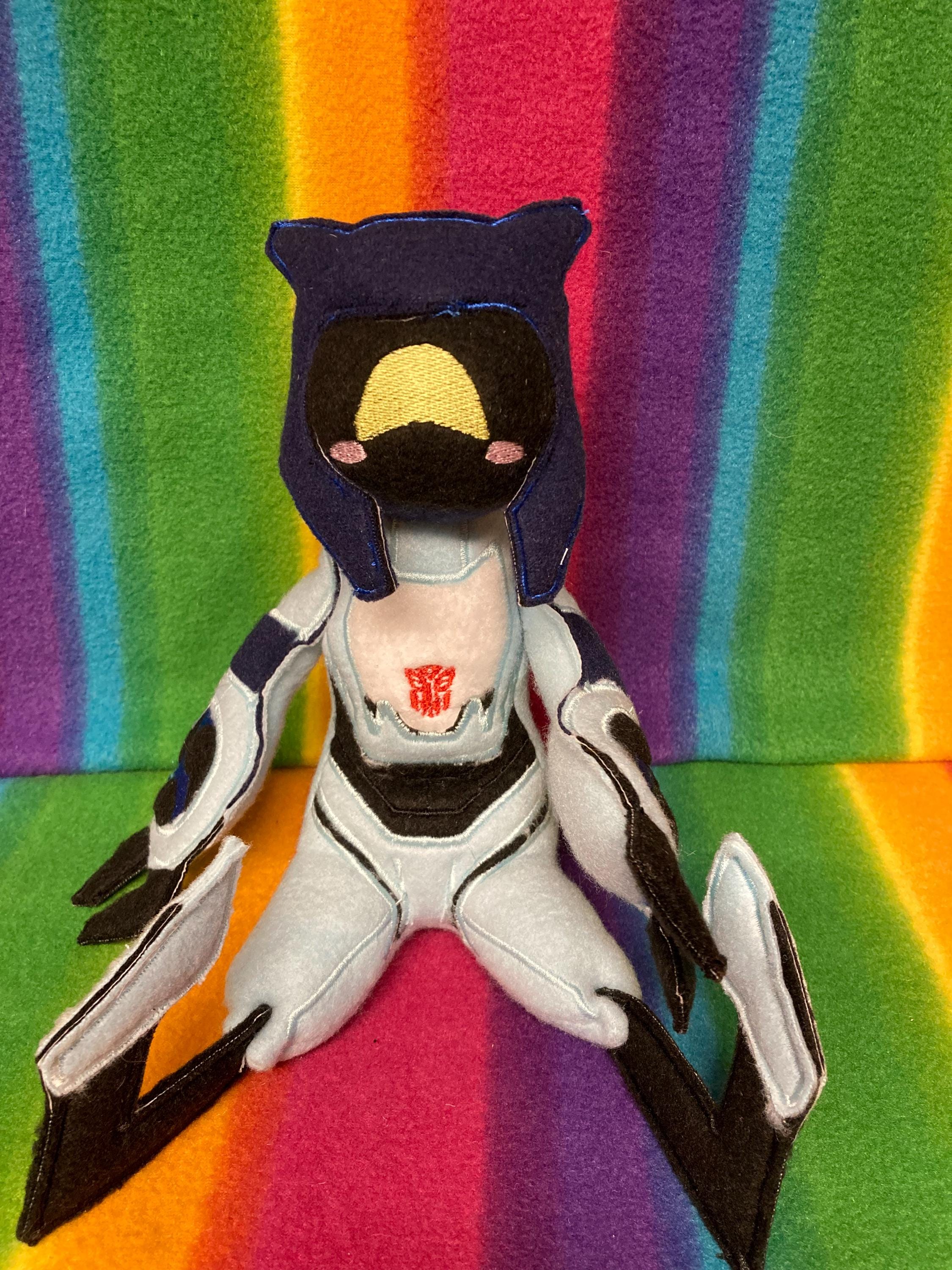 BittyBot Whirl MTMTE Berzerker Button Empurata Victim Lost Light TF Plush Plushie Soft Toy Stuffed Animal Hand-made Doll by Mythfit Creation