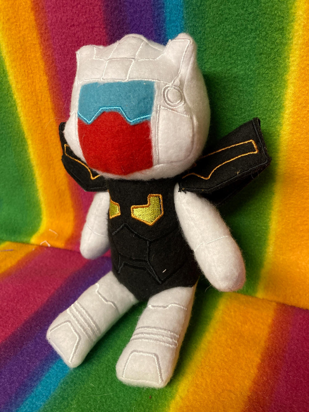 TF Lost Light MTMTE Chromedome and Rewind Plush: BittyBot Stuffed Toy (9"/15")