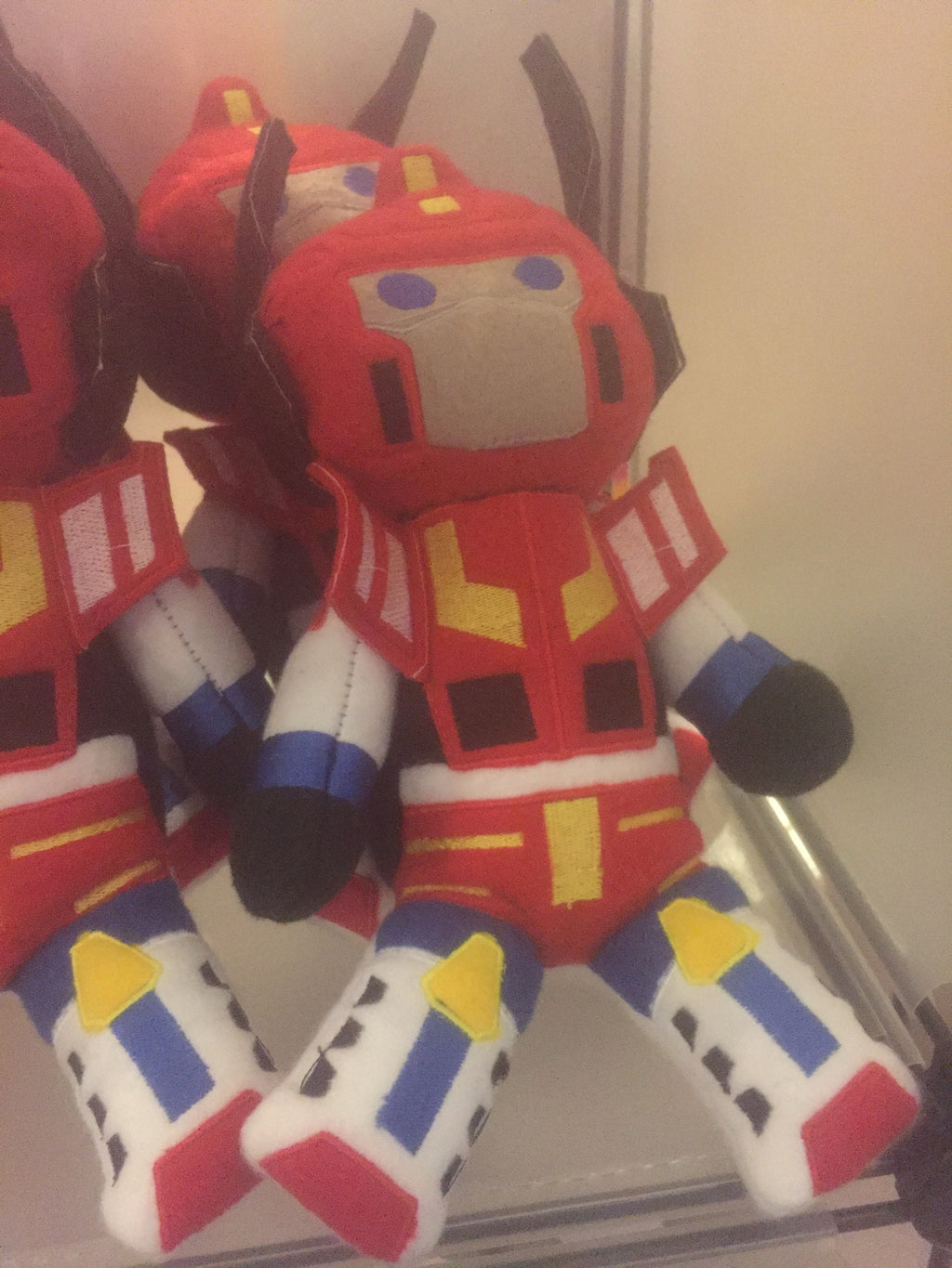 TF Victory Deathsaurus and Star Saber Plush – BittyBot Stuffed Doll (9"/15")