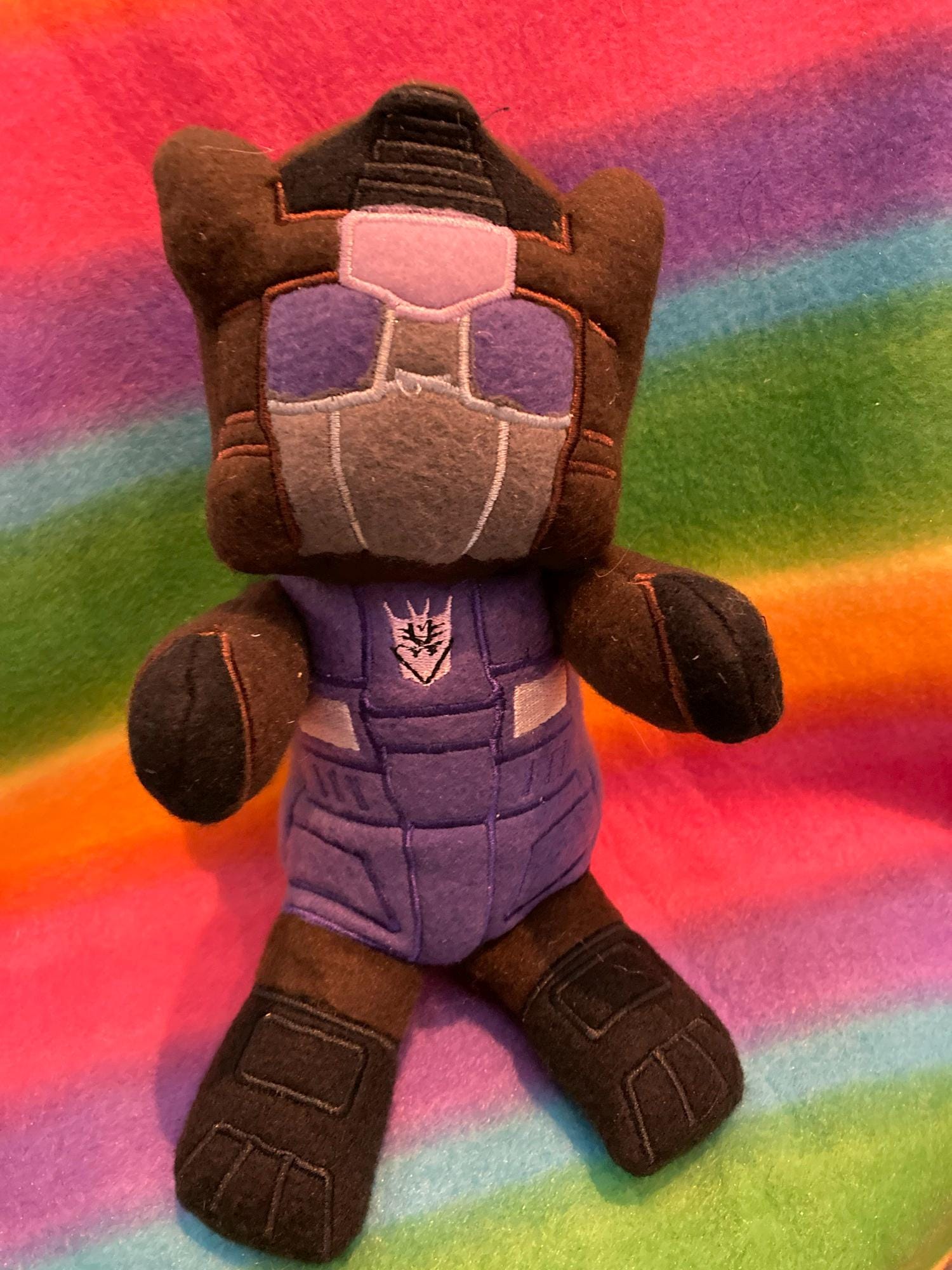 TF G1 Swindle and Combaticon Plush Toy: BittyBot Stuffed Doll (9"/15")