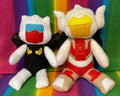 TF Lost Light MTMTE Chromedome and Rewind Plush: BittyBot Stuffed Toy (9"/15")