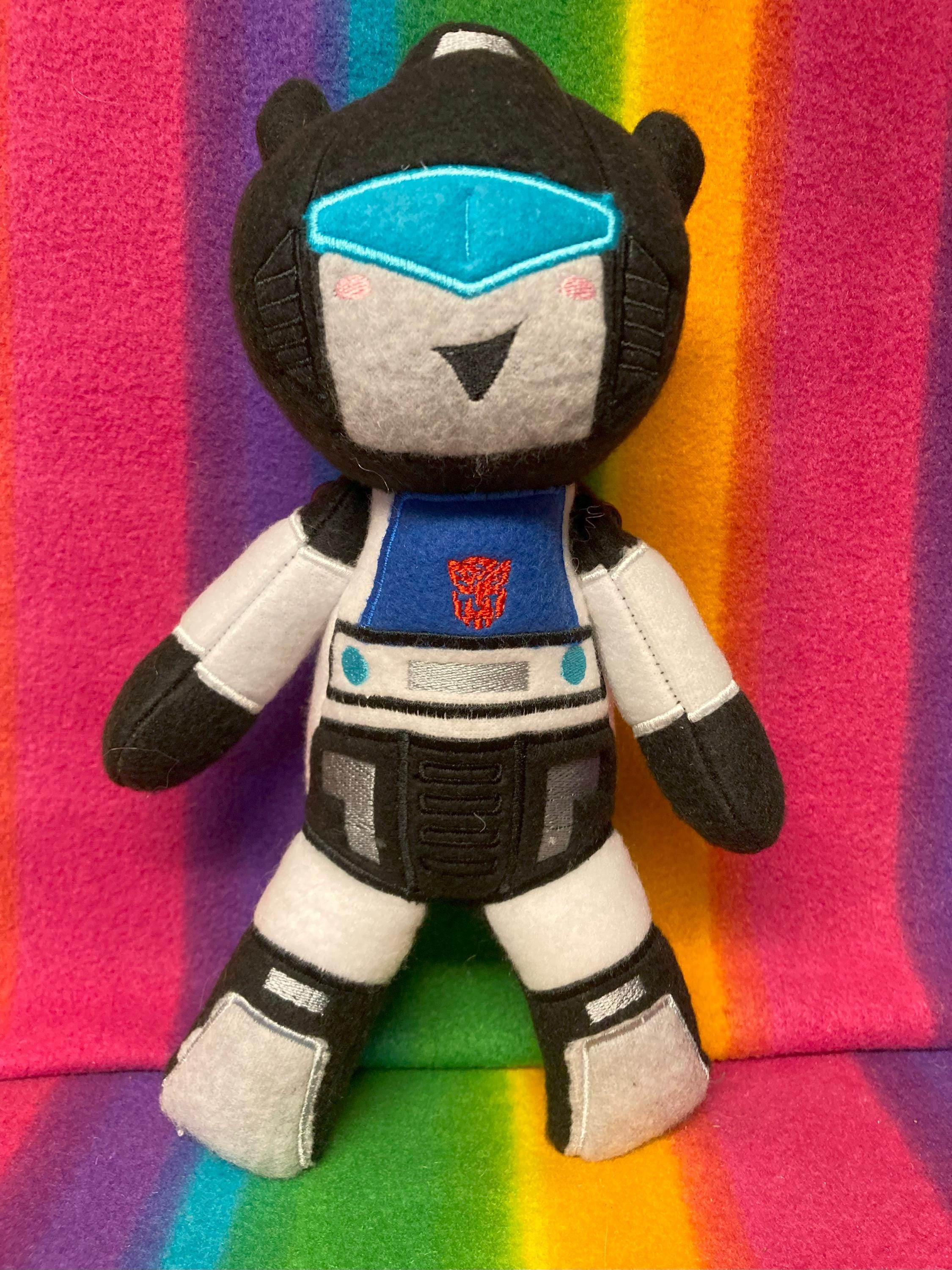 TF G1 Plush Plushie BittyBot Jazz Soft Toy Stuffed Animal Doll
