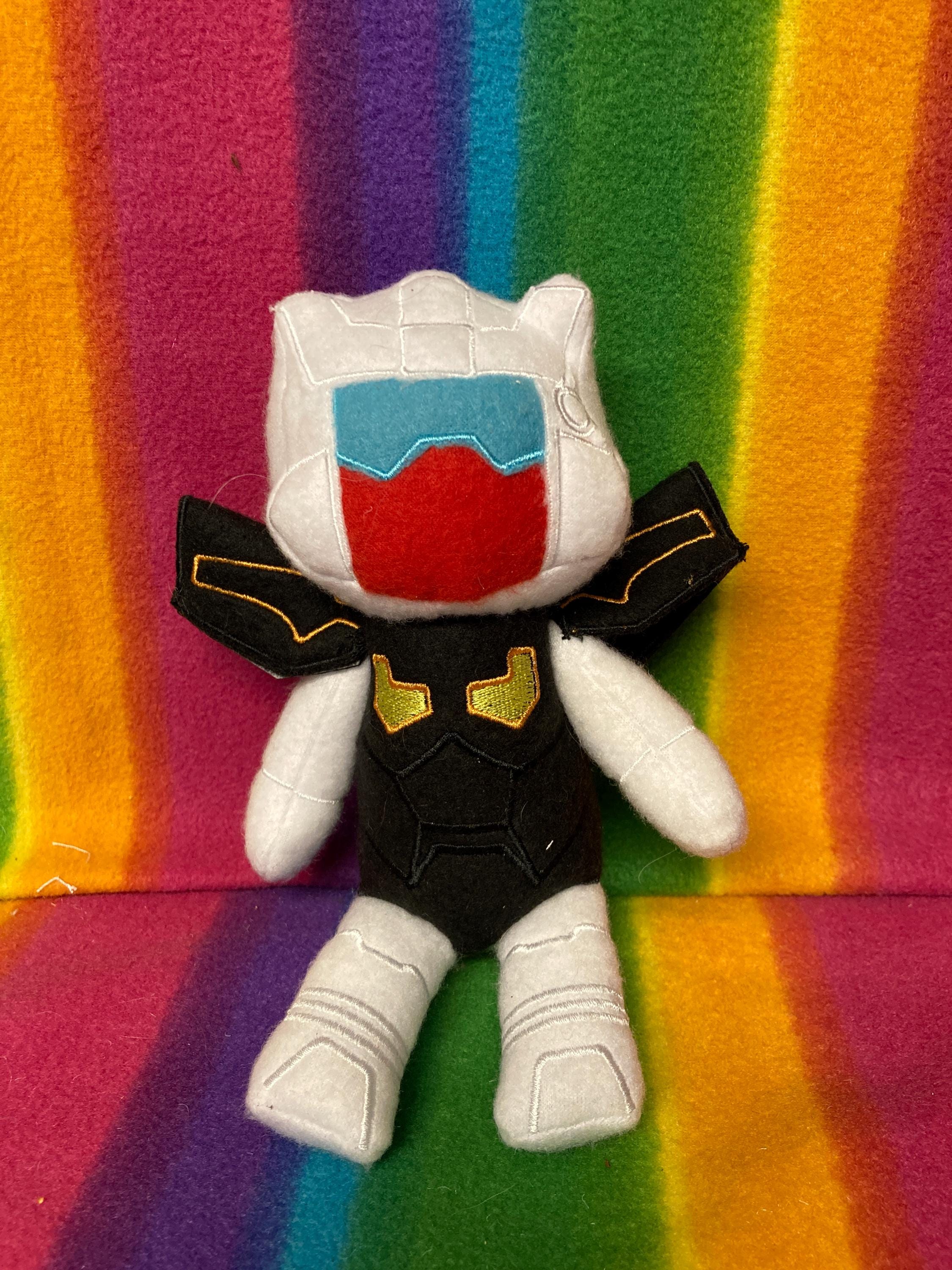 TF Lost Light MTMTE Chromedome and Rewind Plush: BittyBot Stuffed Toy (9"/15")