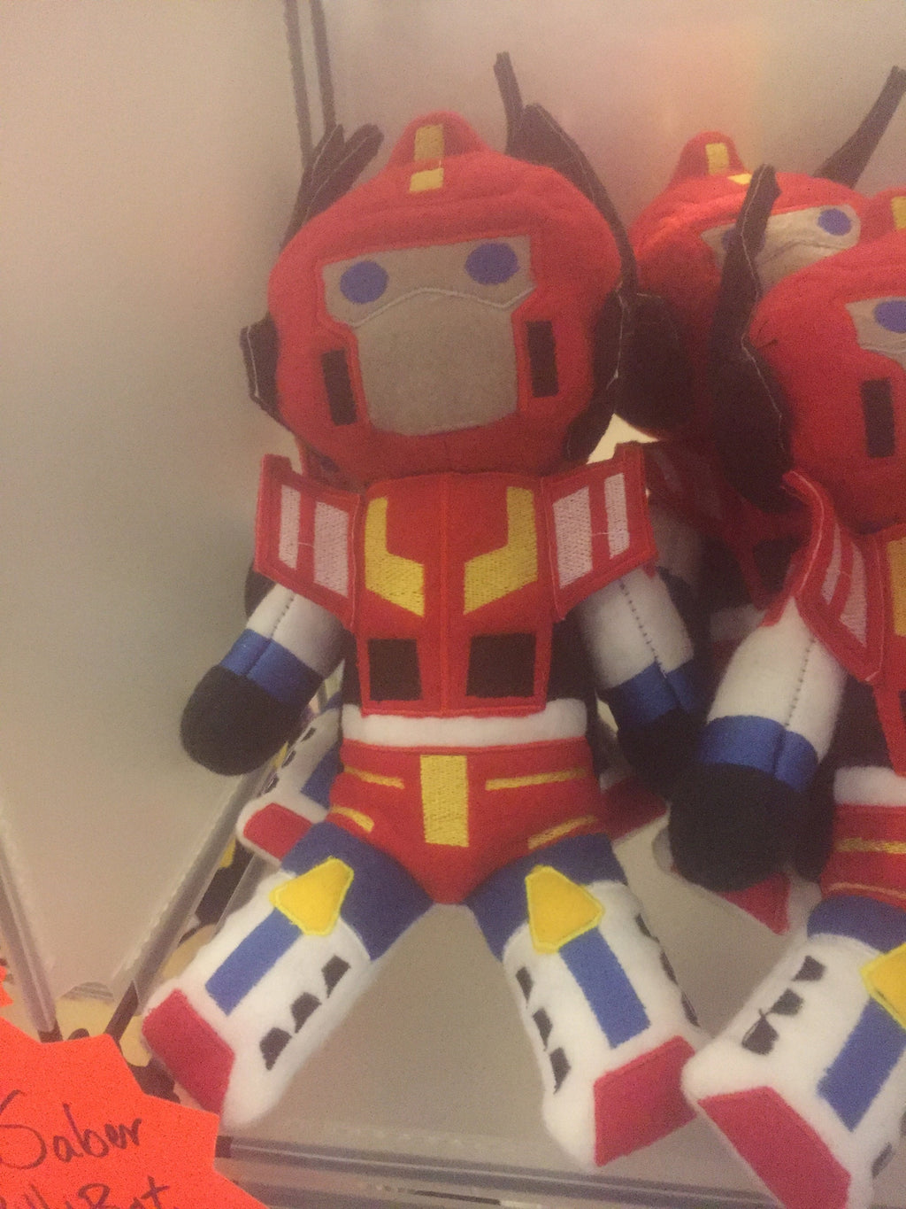 TF Victory Deathsaurus and Star Saber Plush – BittyBot Stuffed Doll (9"/15")