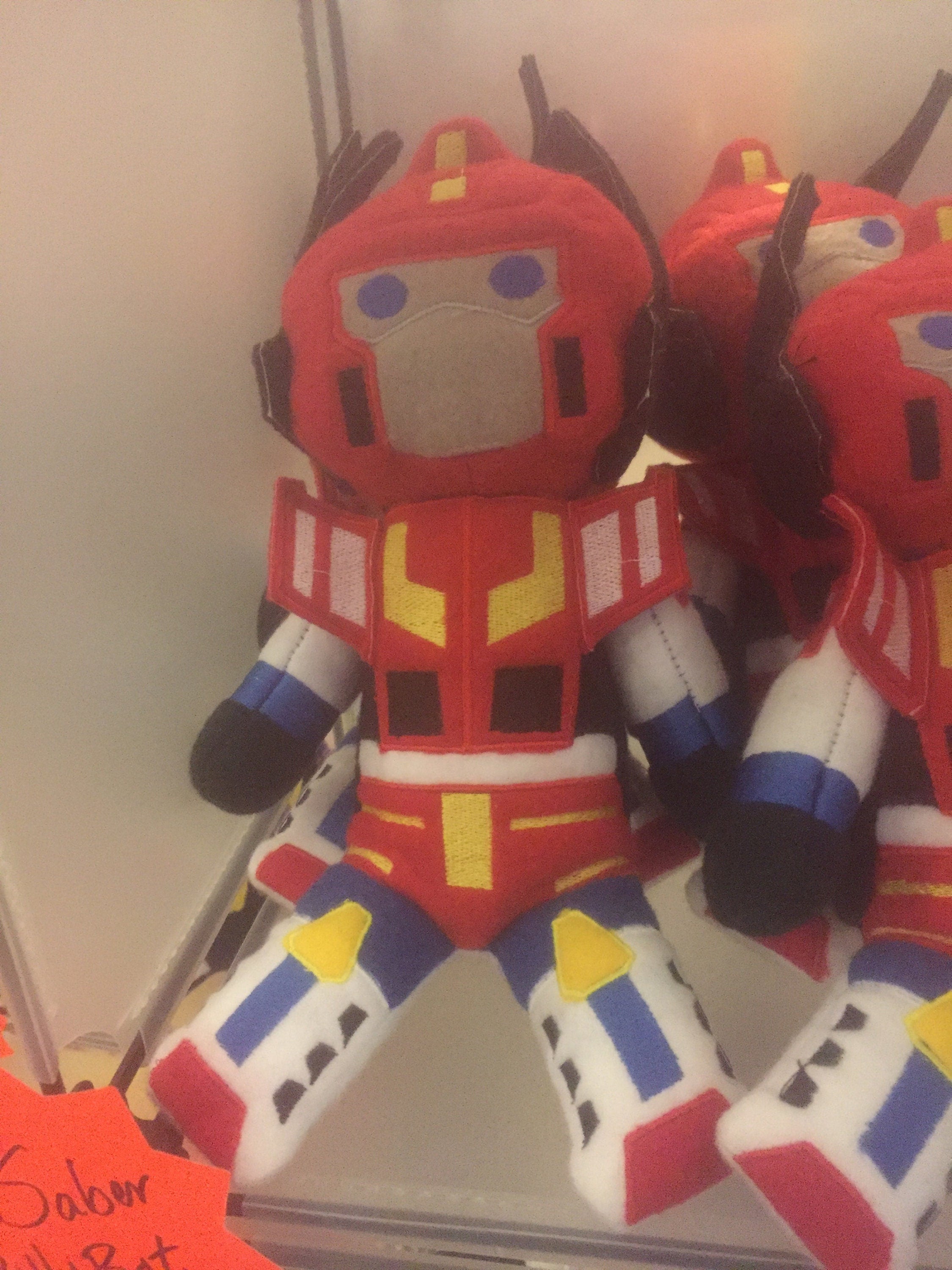 TF Victory Deathsaurus and Star Saber Plush – BittyBot Stuffed Doll (9"/15")
