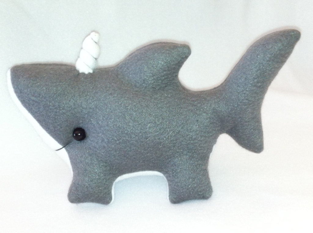 Unicorn Shark Plush Plushie Toy Sharkicorn