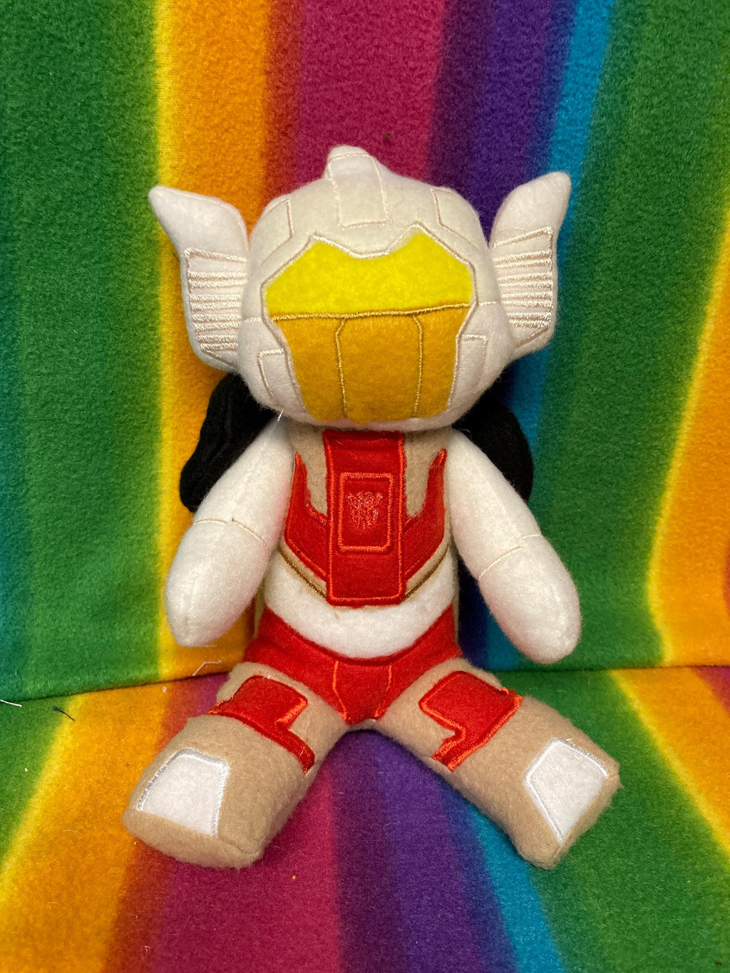 TF Lost Light MTMTE Chromedome and Rewind Plush: BittyBot Stuffed Toy (9"/15")