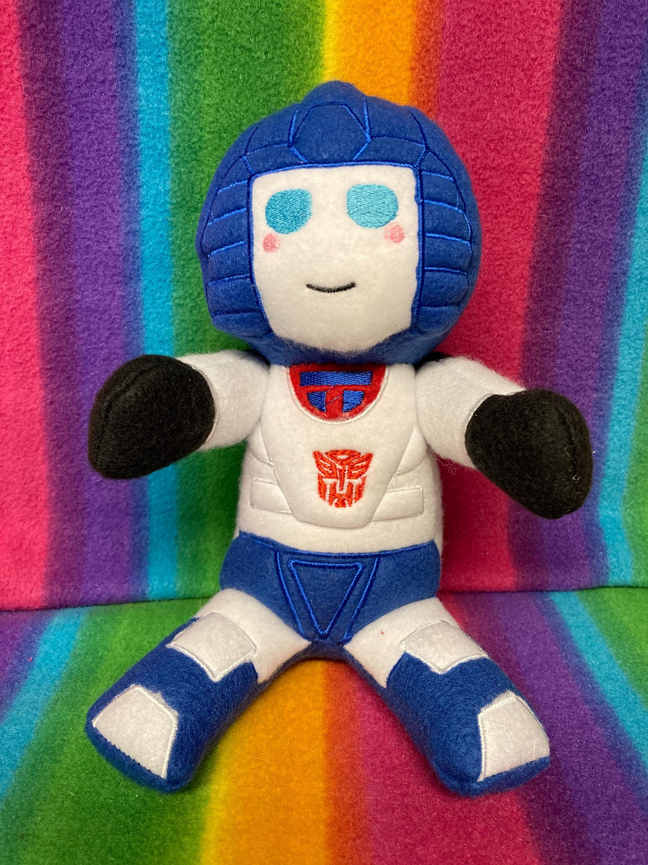TF G1 Mirage Plush Plushie Stuffed Animal Doll Toy BittyBot Mythfit Creations