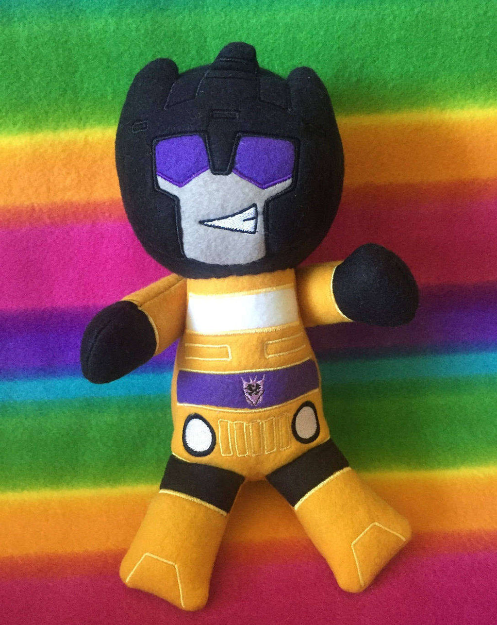 TF G1 Swindle and Combaticon Plush Toy: BittyBot Stuffed Doll (9"/15")