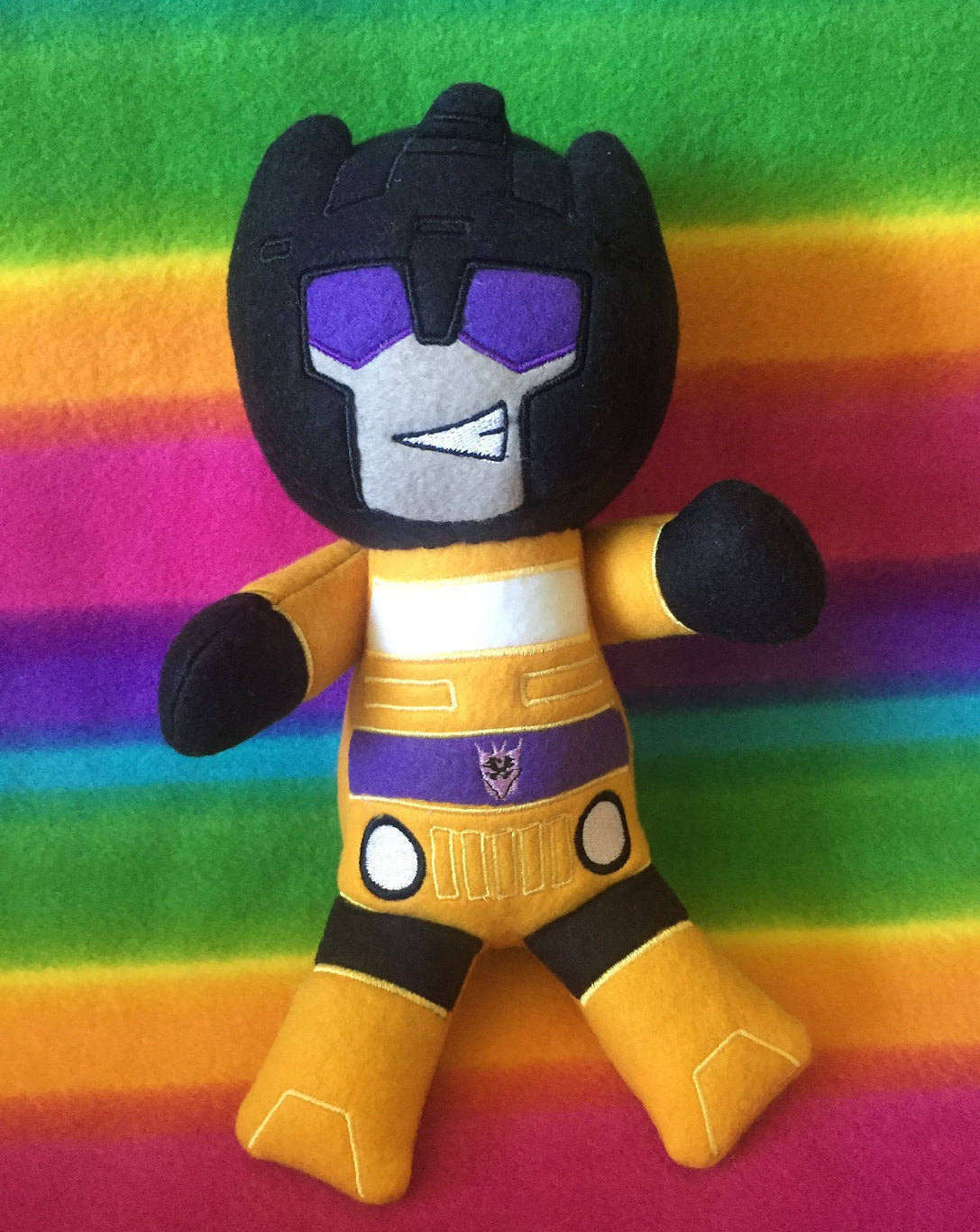 TF G1 Swindle and Combaticon Plush Toy: BittyBot Stuffed Doll (9"/15")