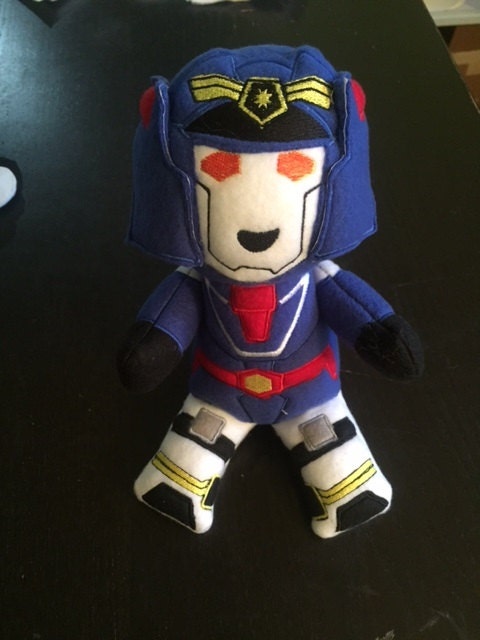 Brave Police J-Decker Deckard/Deckerd Gunmax Duke Drillboy Robot Plush Plushies Stuffed Animal Toy