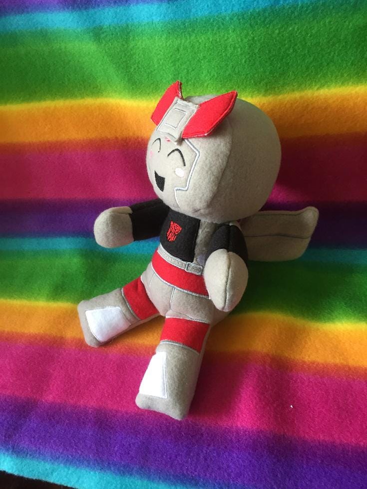Prowl Bluestreak Smokescreen TF G1 Lost Light MTMTE Plush Plushie BittyBot Toy from Mythfits